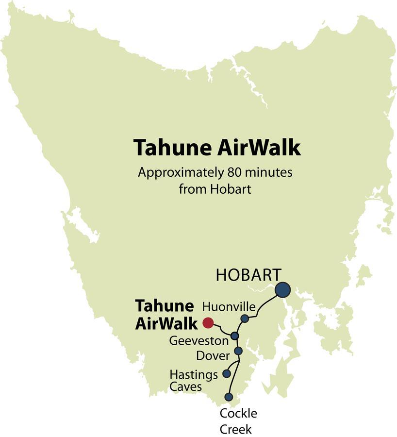 Tahune Airwalk Cabin And Lodge Geeveston Экстерьер фото